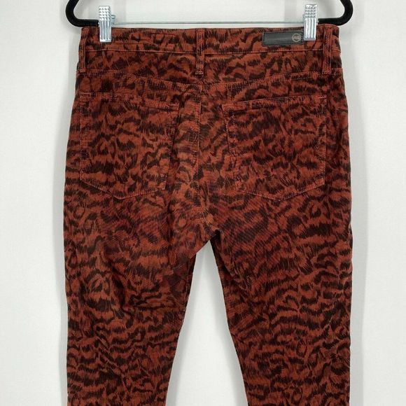 AG Adriano Goldschmied The Farrah Corduroy Pants Size 27 High Rise Skinny Ankle - Picture 8 of 12